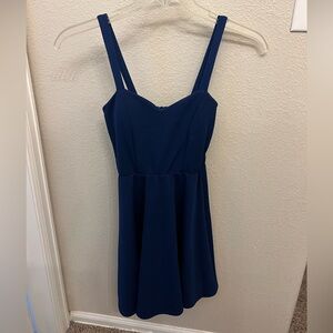 Navy dress, perfect for summer!